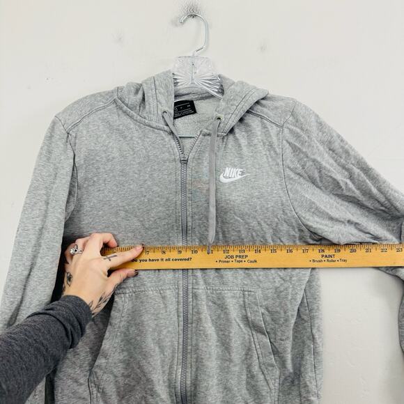 Nike Gray Full Zip Hoodie Women’s Size S - Picture 2 of 7